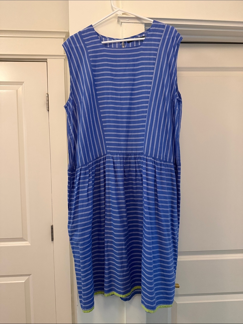 Gudrun Sjödén Airy Scandinavian Striped Lagenlook Dress or Coverup